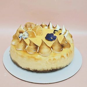 Baked Lemon Meringue Cheesecake